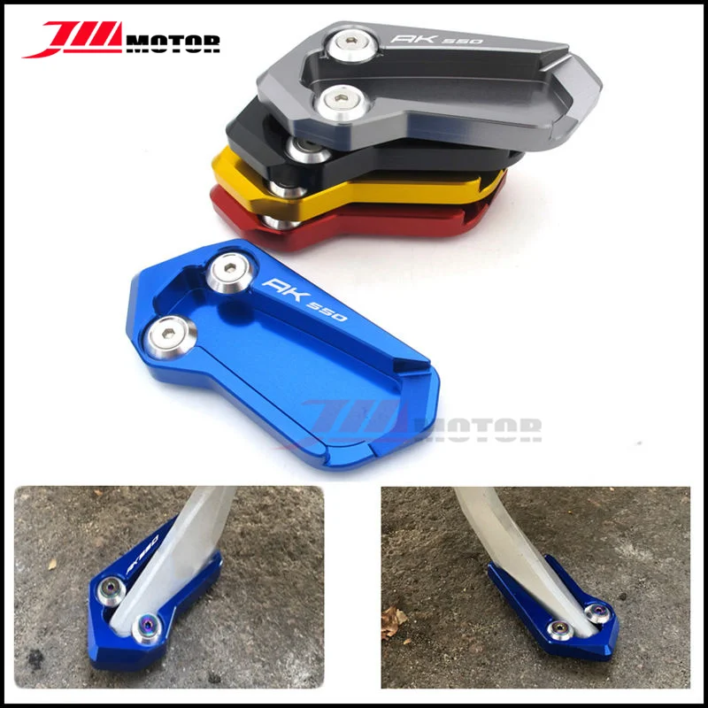 New Motorcycle CNC Aluminum Foot Kickstand Extension Pad Plate Side Stand Enlarger For KYMCO Ak550 AK 550 2017 2018
New Motorcycle CNC Aluminum Foot Kickstand Extension Pad Plate Side Stand Enlarger For KYMCO Ak550 AK 550 2017 2018