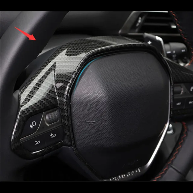 For Peugeot 508 Allure SW GT 2019 ABS Carbon fibre Car Steering Wheel Decoration Cover trim car Accessories styling 1pcs
For Peugeot 508 Allure SW GT 2019 ABS Carbon fibre Car Steering Wheel Decoration Cover trim car Accessories styling 1pcs