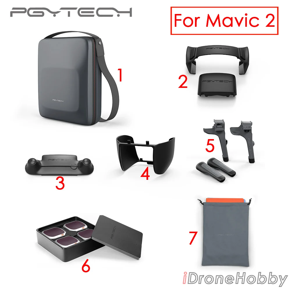 Фото Комплект аксессуаров PGYTECH для DJI MAVIC 2 PRO (профессиональный) чехол переноски