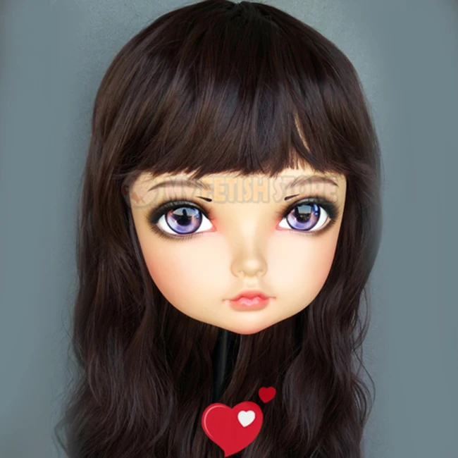 (Tao-04)Female Sweet Girl Resin Half Head Kigurumi BJD Mask Cosplay Japanese Anime Role Lolita Mask Crossdress Doll Mask
(Tao-04)Female Sweet Girl Resin Half Head Kigurumi BJD Mask Cosplay Japanese Anime Role Lolita Mask Crossdress Doll Mask
