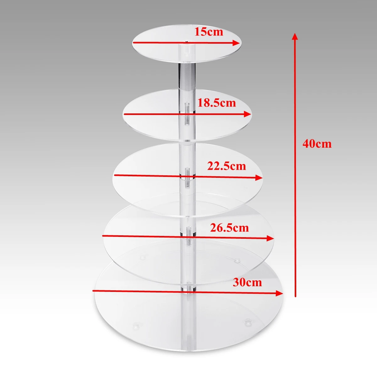 3/4/5/6 Tier Cake Holder Round Acrylic Cupcake Cake Stand Assemble Disassemble Home Birthday Tools Party Stand Decoration Gift
3/4/5/6 Tier Cake Holder Round Acrylic Cupcake Cake Stand Assemble Disassemble Home Birthday Tools Party Stand Decoration Gift
