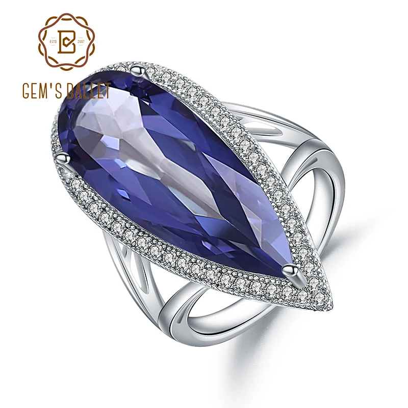 Gem's Ballet 11.48Ct Natural Iolite Blue Mystic Quartz Gemstone Cocktail Ring 925 Sterling Silver Jewelry for Women Fine Rings
Gem's Ballet 11.48Ct Natural Iolite Blue Mystic Quartz Gemstone Cocktail Ring 925 Sterling Silver Jewelry for Women Fine Rings