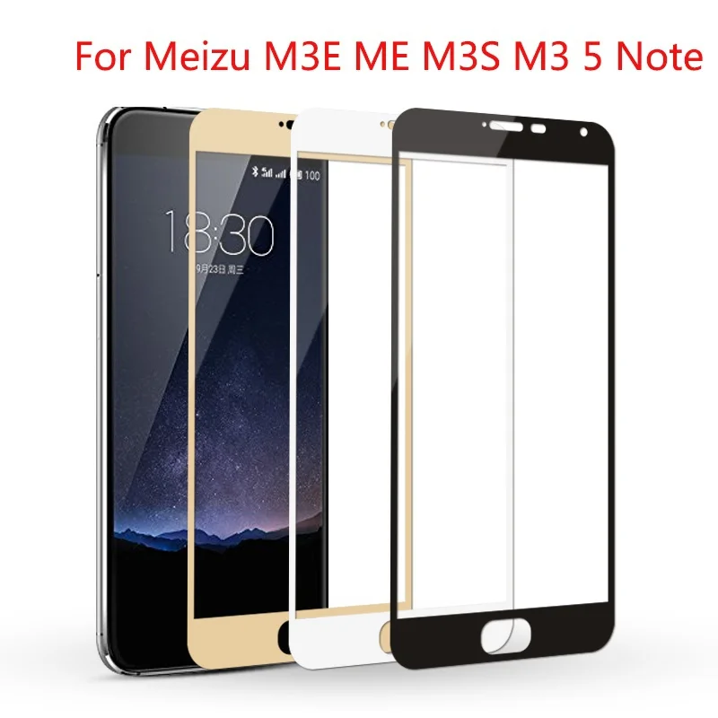 Защитное стекло для экрана MEIZU M5S M5 M3 Note M6 Meizu Pro7 полное покрытие закаленное на M3E M5s