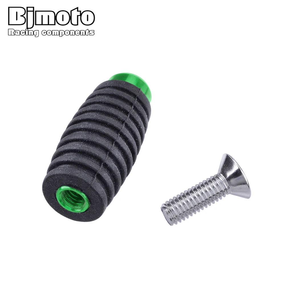 6MM M6 Brake Lever Toe CNC Peg Gear Shift Toepeg Pedals Adapter for Kawasaki Suzuki Yamaha Honda Ducati Aprilia BMW Rearsets | Автомобили