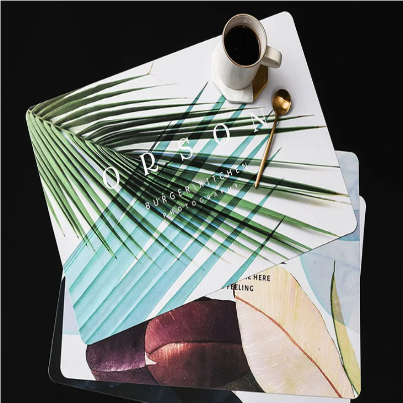 Insulated Placemat Coaster Tray Nordic Style Personality Color Leaf Oil Easy To Clean Table Mat Kitchen Cutlery Decorative Tray
Insulated Placemat Coaster Tray Nordic Style Personality Color Leaf Oil Easy To Clean Table Mat Kitchen Cutlery Decorative Tray