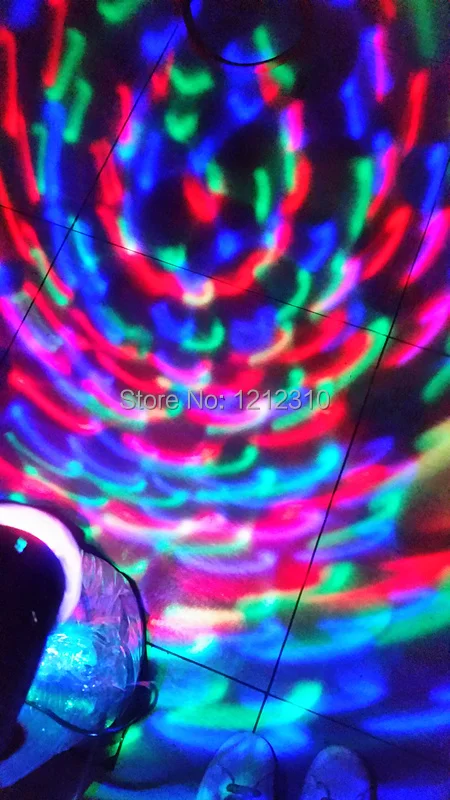 EU/US Plug 3W Full Color rotating lamp RGB Stage Light DJ Disco Lamp crystal rotating light DJ magic ball KTV BAR HOME Party
EU/US Plug 3W Full Color rotating lamp RGB Stage Light DJ Disco Lamp crystal rotating light DJ magic ball KTV BAR HOME Party