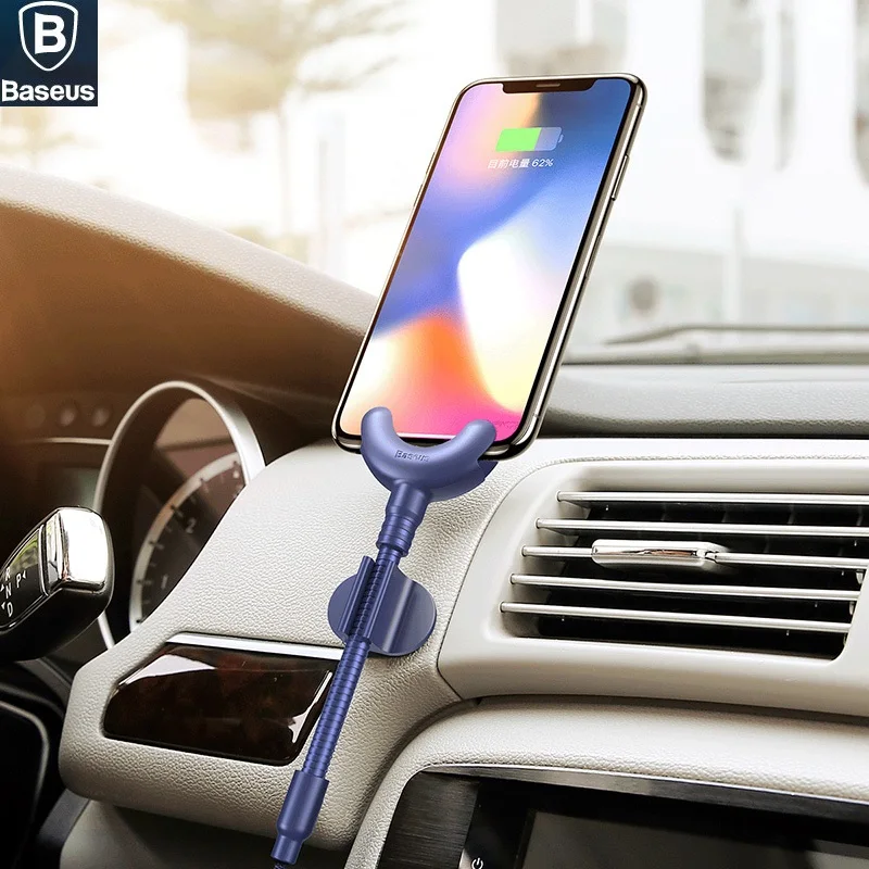 BASEUS бренд O-type Автомобильный кабель 8 контактный для зарядки 2.1A iPad/iPhone X 7 кронштейн