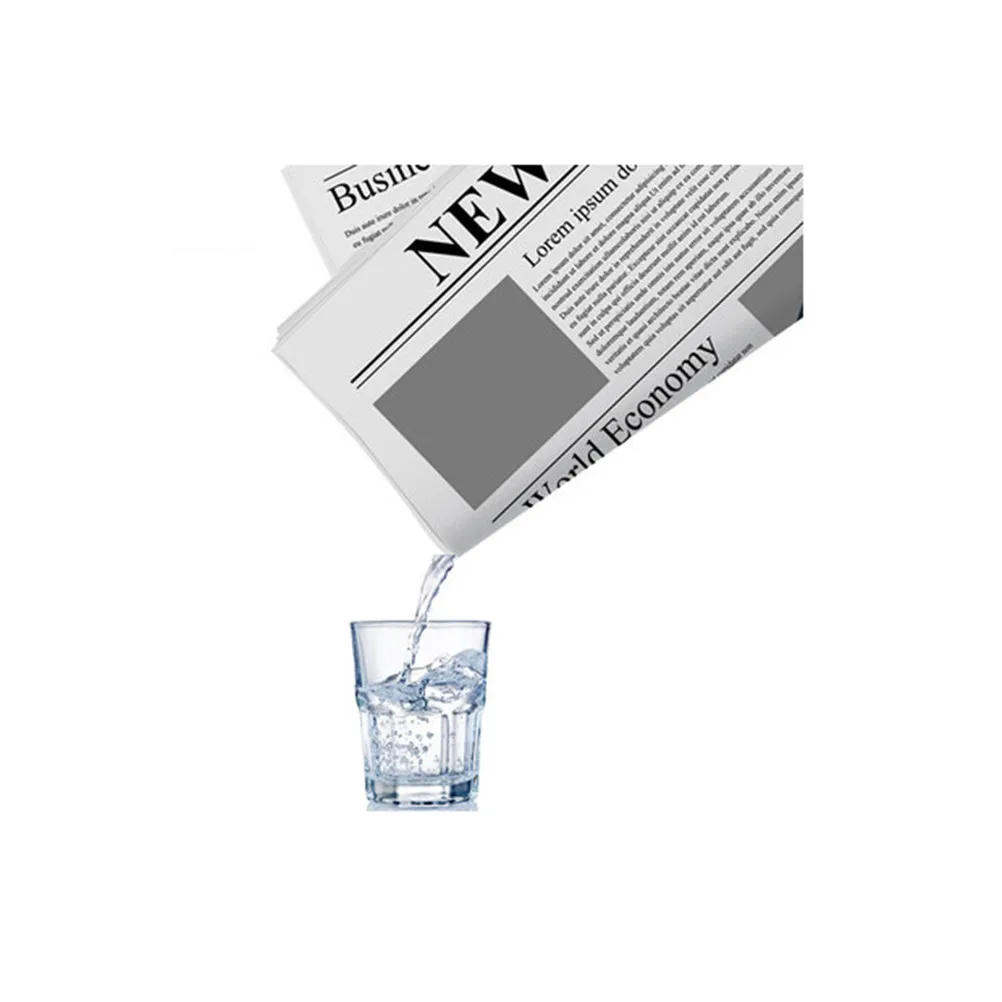 Gag Toys питье вода газета крупным планом газеты скрытые водные магические трюки