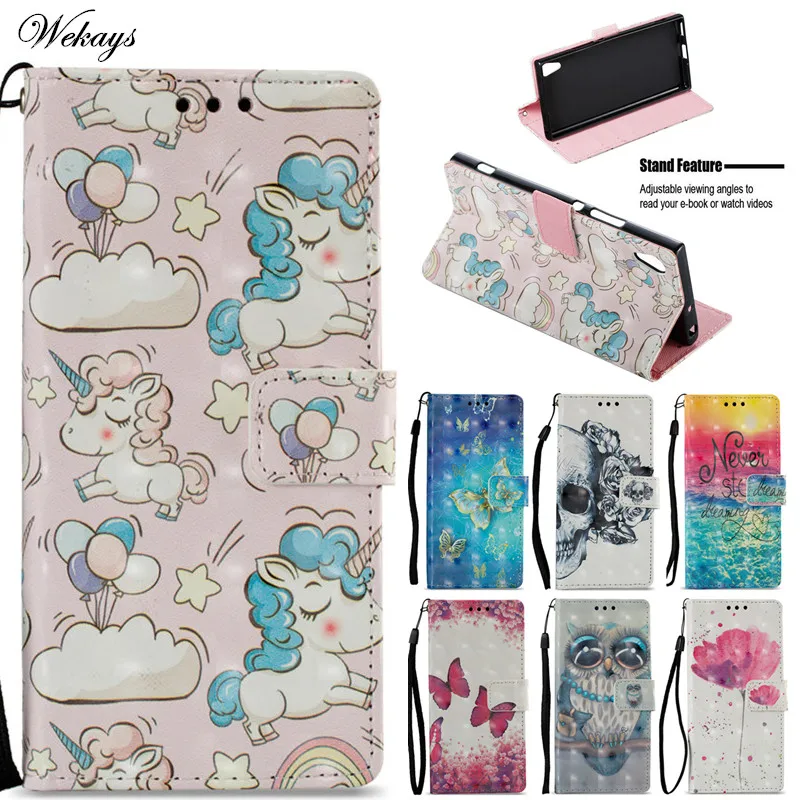 Wekays Cover For Sony XA1 Cute Cartoon Unicorn Flower Leather Funda Case For Sony Xperia XA1 G3121 G3112 G3123 G3116 Cover Cases
Wekays Cover For Sony XA1 Cute Cartoon Unicorn Flower Leather Funda Case For Sony Xperia XA1 G3121 G3112 G3123 G3116 Cover Cases