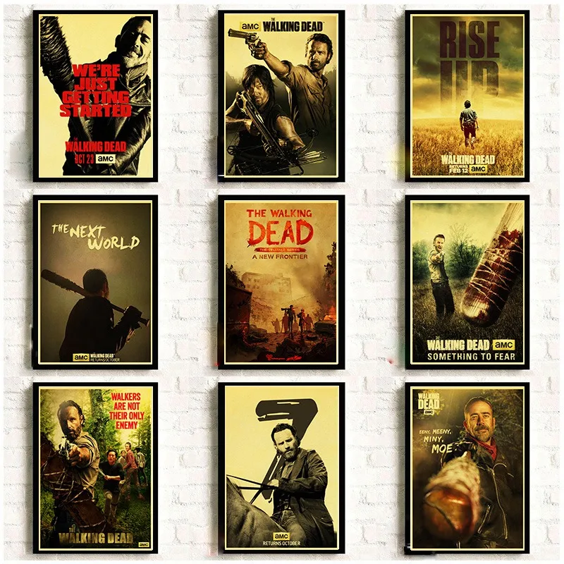 American TV Series The Walking Dead Retro Poster Good Quality Wall Posters and Prints Home Room Art Painitng Wall sticker
American TV Series The Walking Dead Retro Poster Good Quality Wall Posters and Prints Home Room Art Painitng Wall sticker