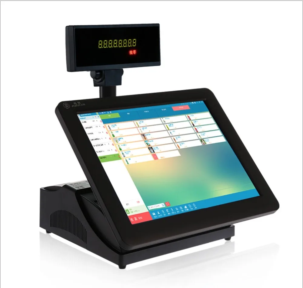 Оптовая торговля все в одном 15 дюймовый сенсорный экран POS Termina lin система с|all in