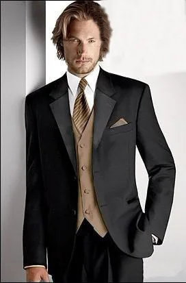 New 2016 Black Notch Lapel Groom Wedding Tuxedo Business Suits Prom Clothing Beautiful Party Dress (Jacket+Pants+Waistcoat+Tie)
New 2016 Black Notch Lapel Groom Wedding Tuxedo Business Suits Prom Clothing Beautiful Party Dress (Jacket+Pants+Waistcoat+Tie)
