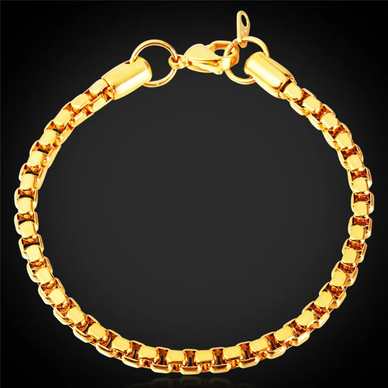 Men Jewelry Box Bracelet Men Gold Color / Stainless Steel New Fashion Bracelet GH1148
Men Jewelry Box Bracelet Men Gold Color / Stainless Steel New Fashion Bracelet GH1148