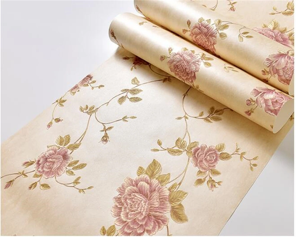 beibehang Nonwoven 3d wallpaper warm pastoral bedroom three-dimensional relief European living room sofa background wall paper
beibehang Nonwoven 3d wallpaper warm pastoral bedroom three-dimensional relief European living room sofa background wall paper
