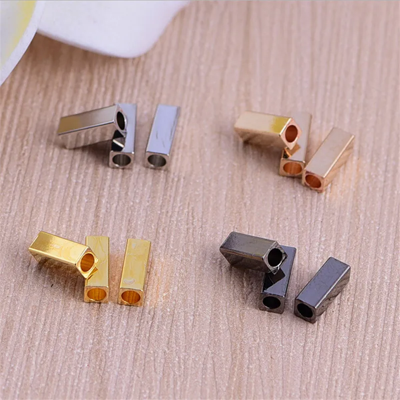 100pcs/lot high quality rectangular tube copper beads for jewelry making diy necklace charms metal beads pendants for bracelet
100pcs/lot high quality rectangular tube copper beads for jewelry making diy necklace charms metal beads pendants for bracelet