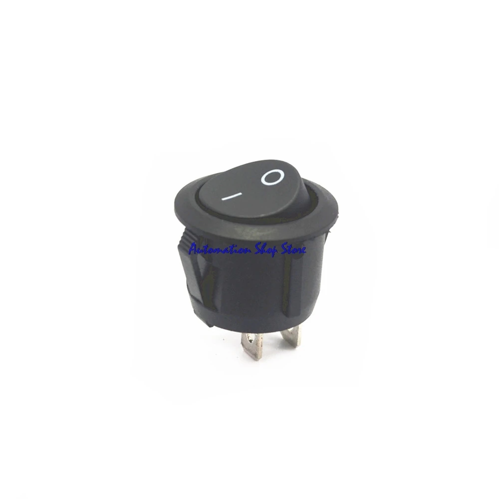 5Pcs Round Type Switch AC 6A/250V 10A/125V 2P ON-OFF SPST 2 Position Circle Rocker Switch
5Pcs Round Type Switch AC 6A/250V 10A/125V 2P ON-OFF SPST 2 Position Circle Rocker Switch