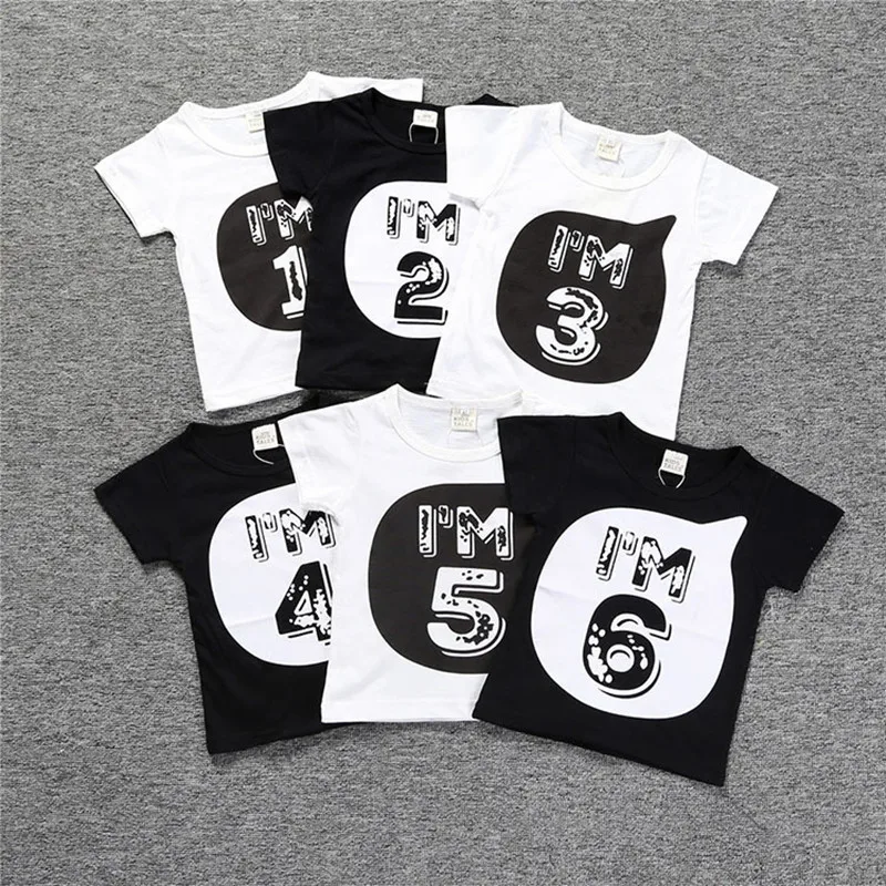 New Boys Cotton T-shirts 2019 Summer Children Casual T Shirts Boys Fashion Digital T Shirts Kids Clothes Tops 2-6Y
New Boys Cotton T-shirts 2019 Summer Children Casual T Shirts Boys Fashion Digital T Shirts Kids Clothes Tops 2-6Y