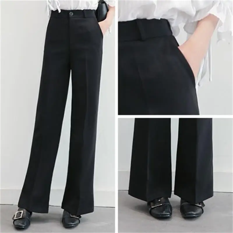 2019 new micro bell pants women high waist elegant casual simple wild suit pants spring and autumn trousers for women
2019 new micro bell pants women high waist elegant casual simple wild suit pants spring and autumn trousers for women