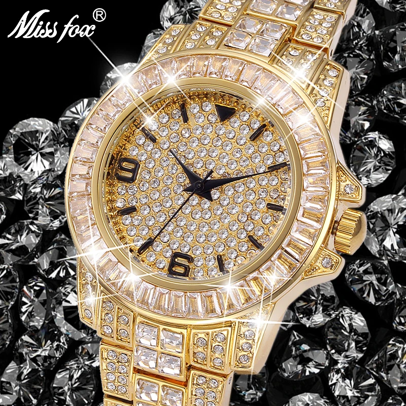 Фото Ролевые часы Мужские лучший бренд класса люкс Missfox Rolexable водостойкие мужские с