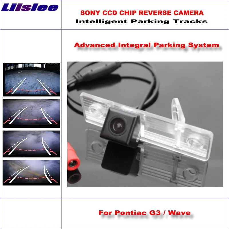 

Liislee Intelligent Parking Tracks Rear Camera For Pontiac G3 / Wave Backup Reverse / NTSC RCA AUX HD SONY CCD 580 TV Lines