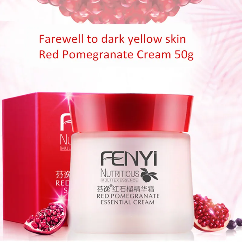 Natural Pomegranate Cream 50g Moisturizing Anti-wrinkle Anti-aging Long-lasting Brightening Nude makeup Essence Face Cosmetics
Natural Pomegranate Cream 50g Moisturizing Anti-wrinkle Anti-aging Long-lasting Brightening Nude makeup Essence Face Cosmetics
