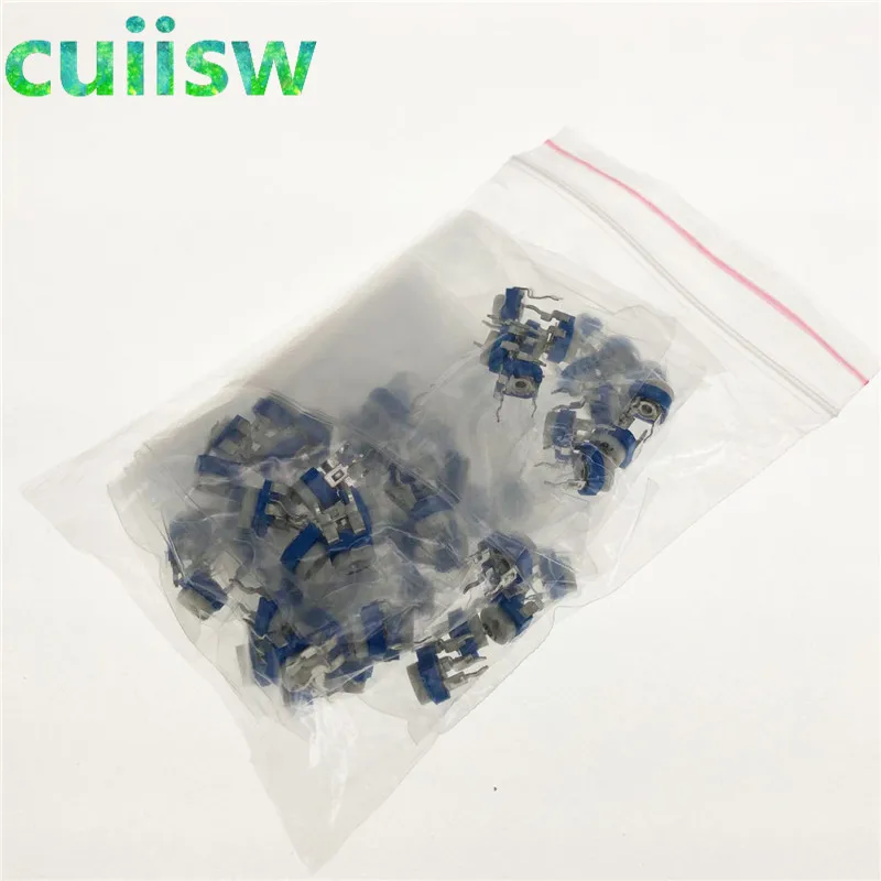 Trimming Potentiometer RM-065 top adjustment 100R-1M RM065 WH06-2 Variable Resistors Assorted Kit 13Type*5pcs=65PCS |