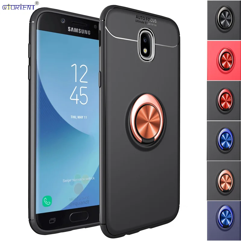 Чехол бампер для Samsung Galaxy J3 J5 J7 Pro 2017 чехол с кольцом телефона яркий модель J530FM