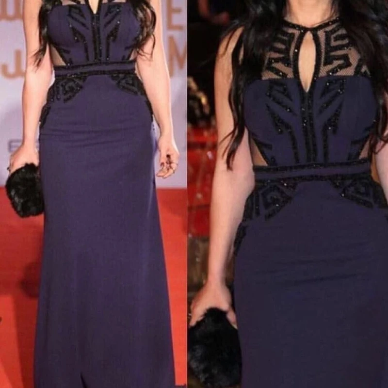 Ever pretty Chiffon A-Line evening dresses Long Black Crystals Beaded Formal dress Party Evening gown vestido de noche
Ever pretty Chiffon A-Line evening dresses Long Black Crystals Beaded Formal dress Party Evening gown vestido de noche