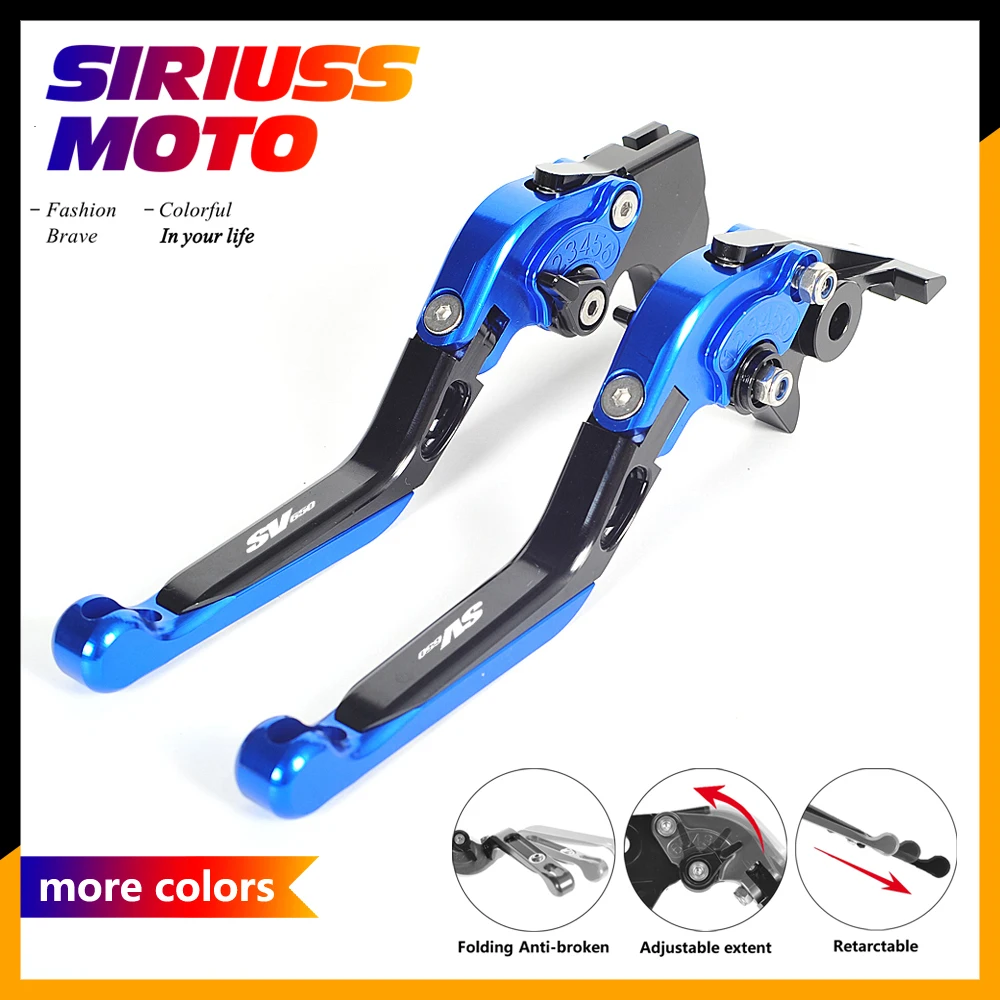 Logo SV650 Motorcycle Foldable Brake Clutch Levers Case for Suzuki SV650 SV 650 650S SV650S 1999-2009 2000 2001 2002 2003 2004
Logo SV650 Motorcycle Foldable Brake Clutch Levers Case for Suzuki SV650 SV 650 650S SV650S 1999-2009 2000 2001 2002 2003 2004