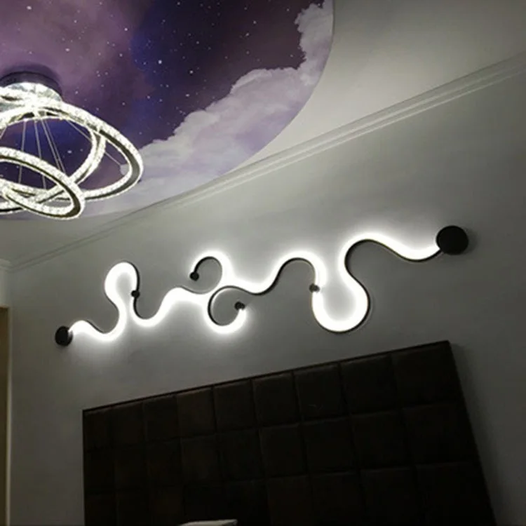 Creative Art Wall Light Black / White Light Body LED Living Room Bedroom Bedside Lamp Business Lighting Ceiling Lighting
Creative Art Wall Light Black / White Light Body LED Living Room Bedroom Bedside Lamp Business Lighting Ceiling Lighting