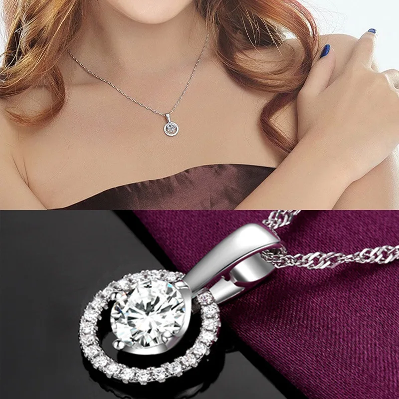 Crystal Zircon Circular Pendant Necklace for Woman Full Cycle Pendant Simple Hollow Out Round Shape Crystal Necklaces Pendants
Crystal Zircon Circular Pendant Necklace for Woman Full Cycle Pendant Simple Hollow Out Round Shape Crystal Necklaces Pendants