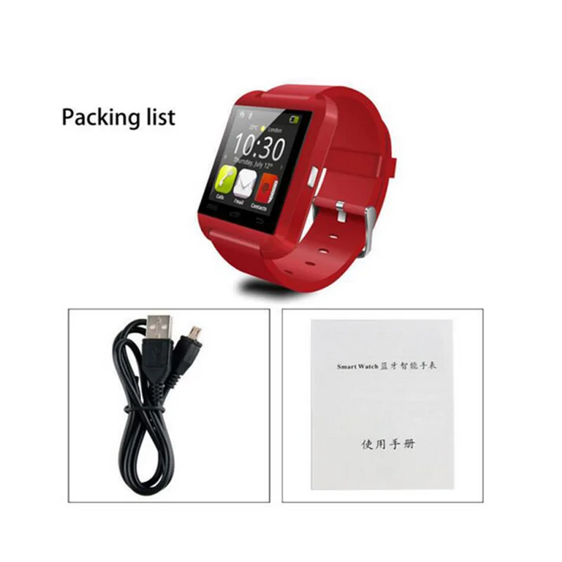 Smartwatch Bluetooth Smart Watch U8 WristWatch digital sport watches for IOS Android Samsung phone Wearable Electronic Device |