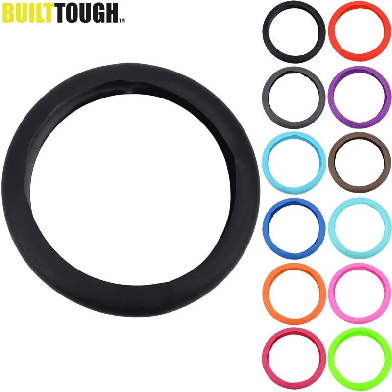 1pc Steering Wheel Cover For Car Auto Leather Texture Silicone Steering Wheel Glove Cover Soft Silicon Universal Car Styling
1pc Steering Wheel Cover For Car Auto Leather Texture Silicone Steering Wheel Glove Cover Soft Silicon Universal Car Styling