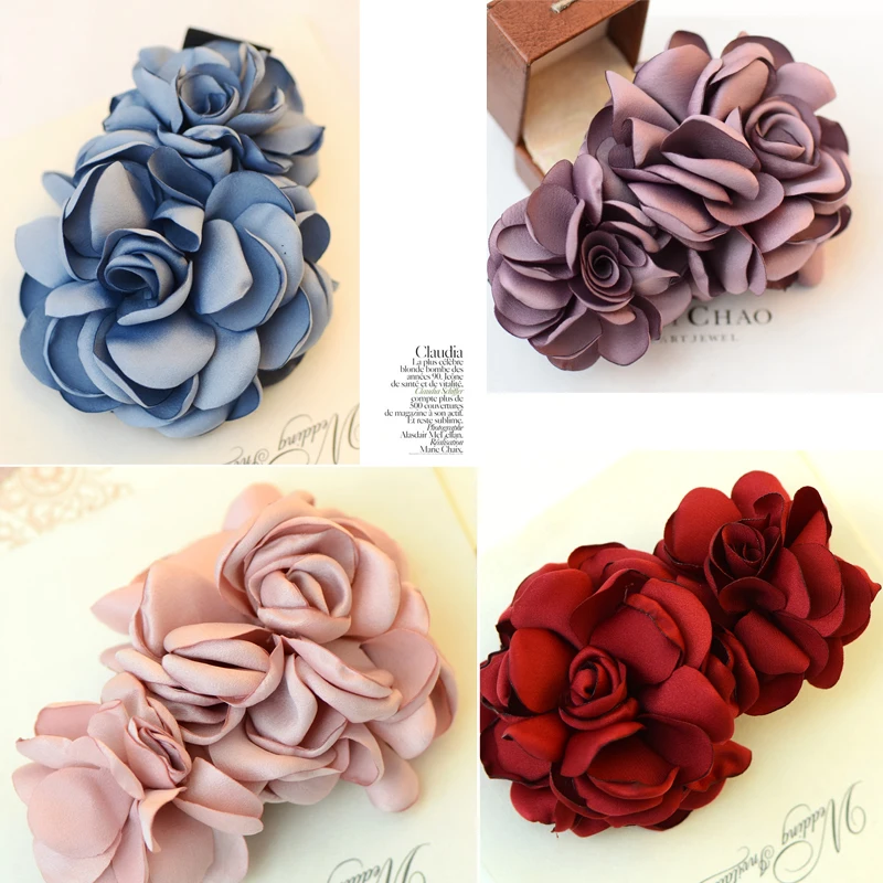 New Headdress Hair Accessories For Bridal Wedding Artificial Flower Hairpin Hair Clip Floral Hair Clips Travel festival ornament
New Headdress Hair Accessories For Bridal Wedding Artificial Flower Hairpin Hair Clip Floral Hair Clips Travel festival ornament