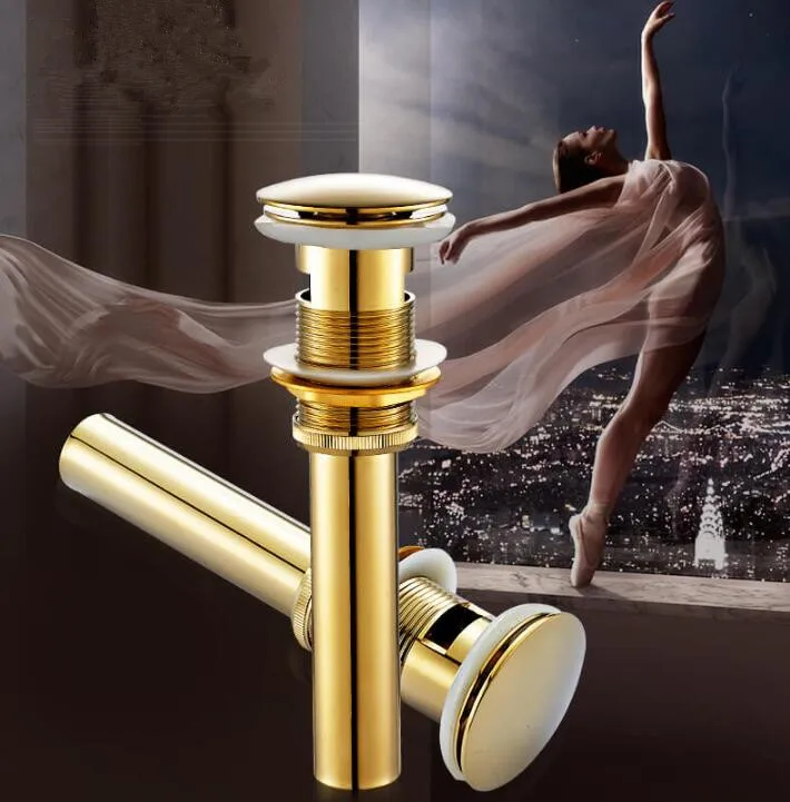 Solid Brass Bathroom Lavatory Sink Push-down Pop Up Basin Drain With Gold/Antique/Rose Gold bathroom parts faucet accessories
Solid Brass Bathroom Lavatory Sink Push-down Pop Up Basin Drain With Gold/Antique/Rose Gold bathroom parts faucet accessories