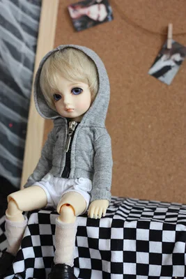BJD doll clothes dark gray Hoodies coat with Double insert pocket for 1/6 BJD YOSD size doll clothes
BJD doll clothes dark gray Hoodies coat with Double insert pocket for 1/6 BJD YOSD size doll clothes
