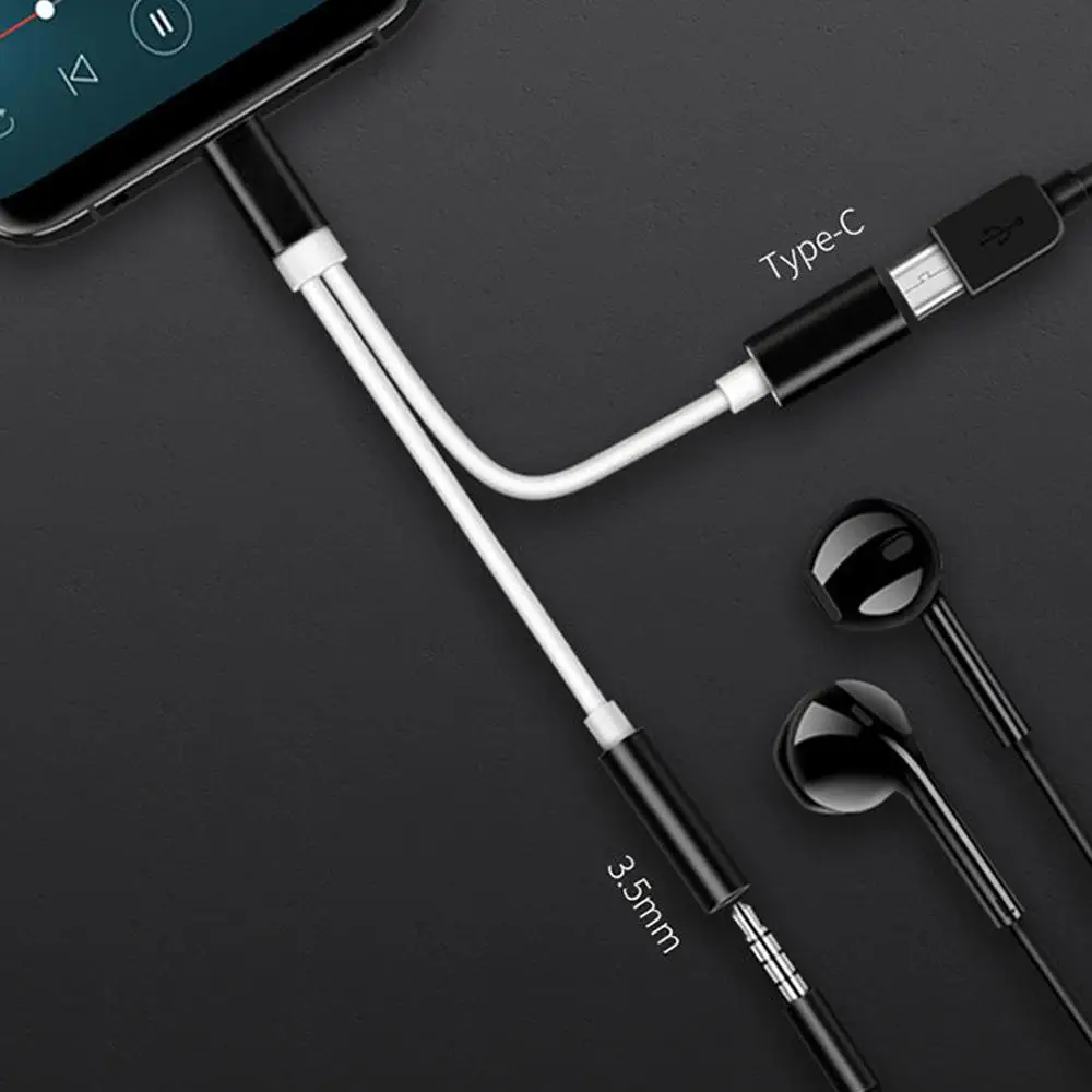 AZiMiYO Adapter 2 in 1 Type C to 3.5mm Audio Jack Charger Adapter Headphone Cable for Samsung S9 Audio USB C Adapter
AZiMiYO Adapter 2 in 1 Type C to 3.5mm Audio Jack Charger Adapter Headphone Cable for Samsung S9 Audio USB C Adapter