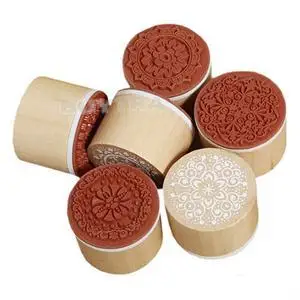 DIY 6pcs/SET Assorted Retro Vintage Floral Flower Pattern Round Wooden Rubber Stamp Scrapbook
DIY 6pcs/SET Assorted Retro Vintage Floral Flower Pattern Round Wooden Rubber Stamp Scrapbook