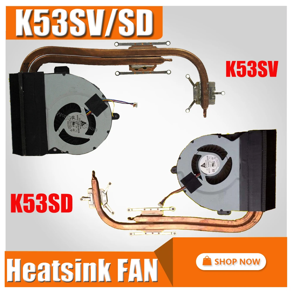 New Genuine For Asus K53 X53 K53S A53S X53S K53SV K53SD K53SM K53SJ K53SC Laptop CPU Cooling Heatsink Fan
New Genuine For Asus K53 X53 K53S A53S X53S K53SV K53SD K53SM K53SJ K53SC Laptop CPU Cooling Heatsink Fan