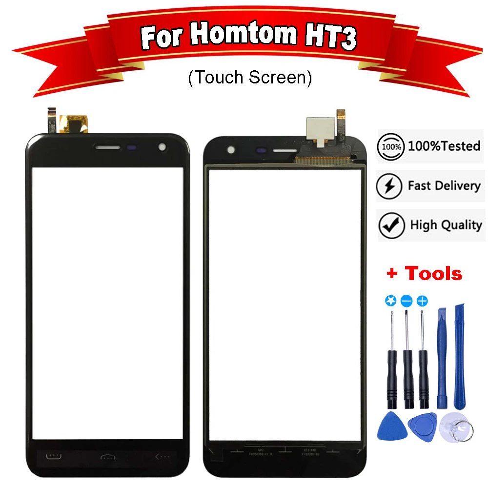 5 0 дюймовый сенсорный экран дигитайзер для Homtom HT3 PRO Сенсорная Панель переднее