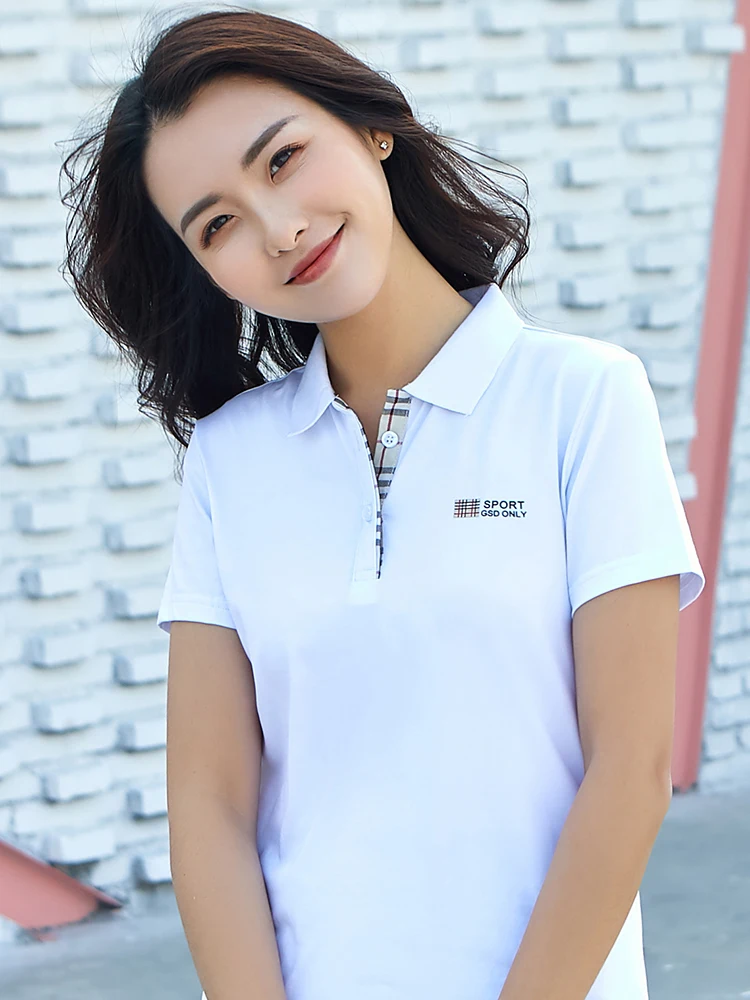 2020 new Lapel short sleeve T-shirt women summer cotton loose size collared jacket sport half sleeve women polo shirt
2020 new Lapel short sleeve T-shirt women summer cotton loose size collared jacket sport half sleeve women polo shirt