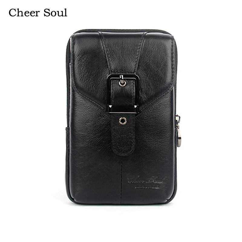 CHEER SOUL Men Casual Genuine Leather Functional Fanny Bag Male Waist Pack Money Phone Bag Fashion Hip Pack Shoulder Belt Pack
CHEER SOUL Men Casual Genuine Leather Functional Fanny Bag Male Waist Pack Money Phone Bag Fashion Hip Pack Shoulder Belt Pack