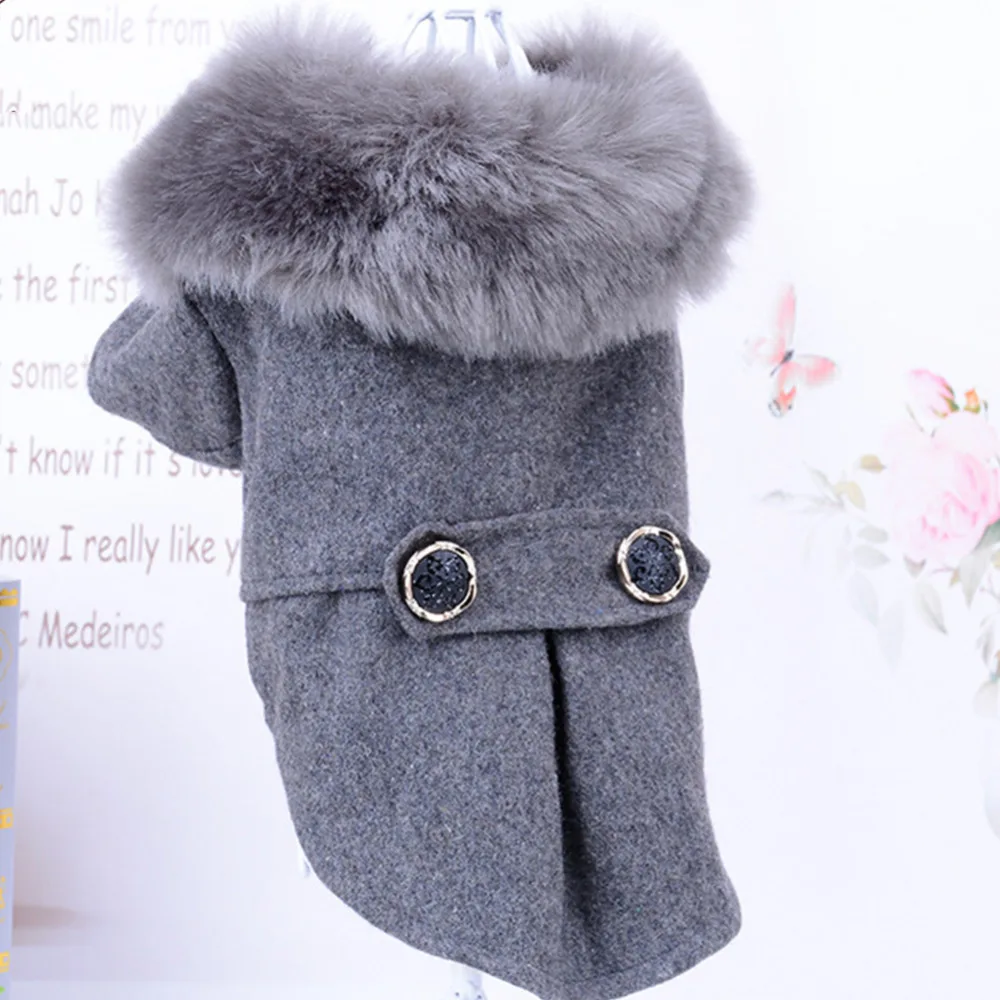 Winter Dog Clothes Pet Cat fur collar Jacket Coat Sweater Warm Padded Puppy Apparel for Small Medium Dogs Pets
Winter Dog Clothes Pet Cat fur collar Jacket Coat Sweater Warm Padded Puppy Apparel for Small Medium Dogs Pets