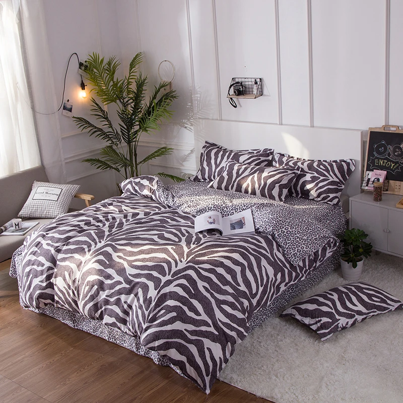 KELUO Home Textile 4pcs King Size Gray Leopard Bedding Sets Duvet Cover Sets Pillowcases Paris Famous Scenery Flat sheet
KELUO Home Textile 4pcs King Size Gray Leopard Bedding Sets Duvet Cover Sets Pillowcases Paris Famous Scenery Flat sheet