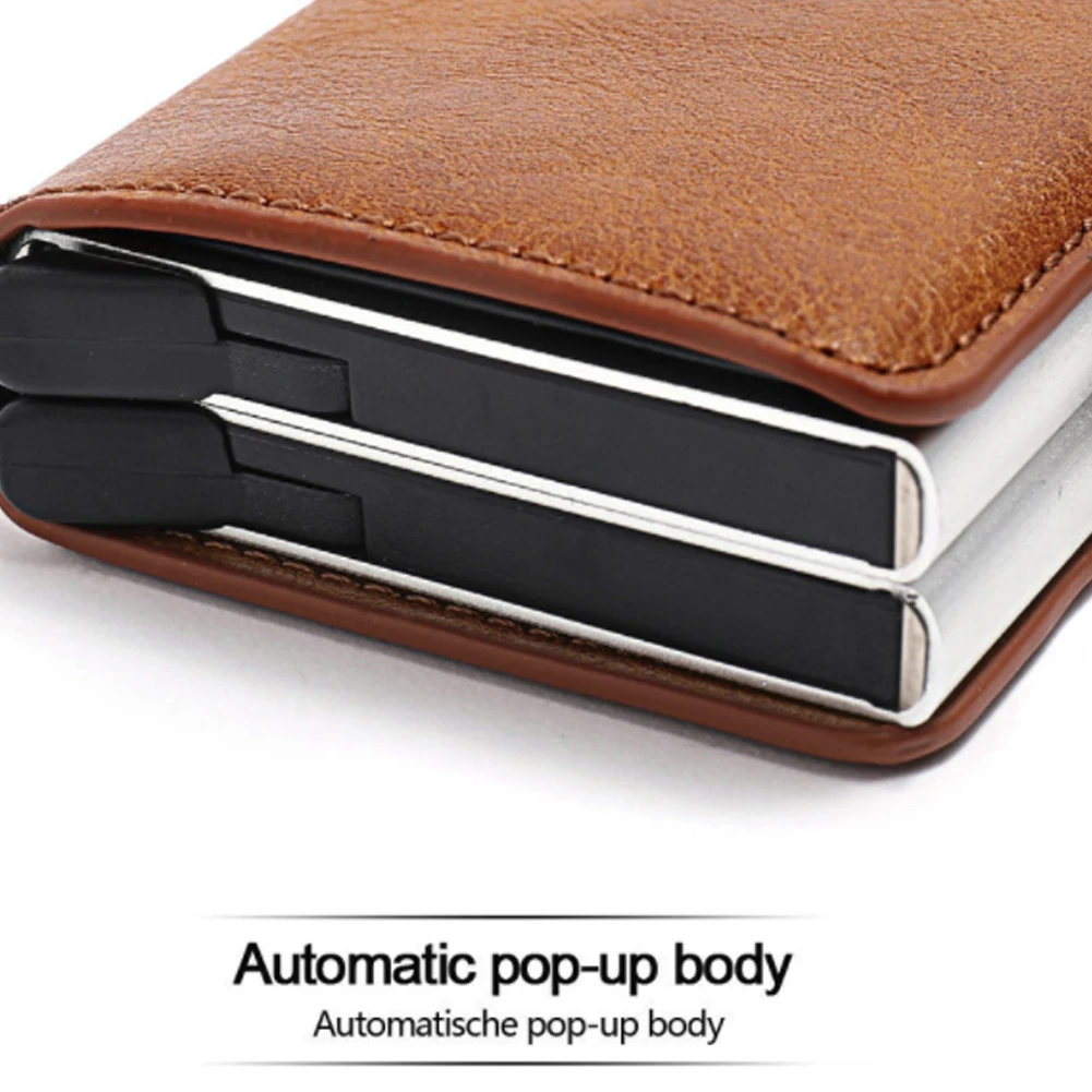 New Antitheft Business Credit Card Holder Wallet Unisex Metal Blocking RFID Wallet ID Card Case Aluminium Travel Purse Hot Sale
New Antitheft Business Credit Card Holder Wallet Unisex Metal Blocking RFID Wallet ID Card Case Aluminium Travel Purse Hot Sale