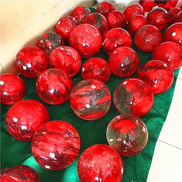 diamond painting .Natural red fused quartz crystal ball ornaments, auspicious luck. Wedding decoration
diamond painting .Natural red fused quartz crystal ball ornaments, auspicious luck. Wedding decoration