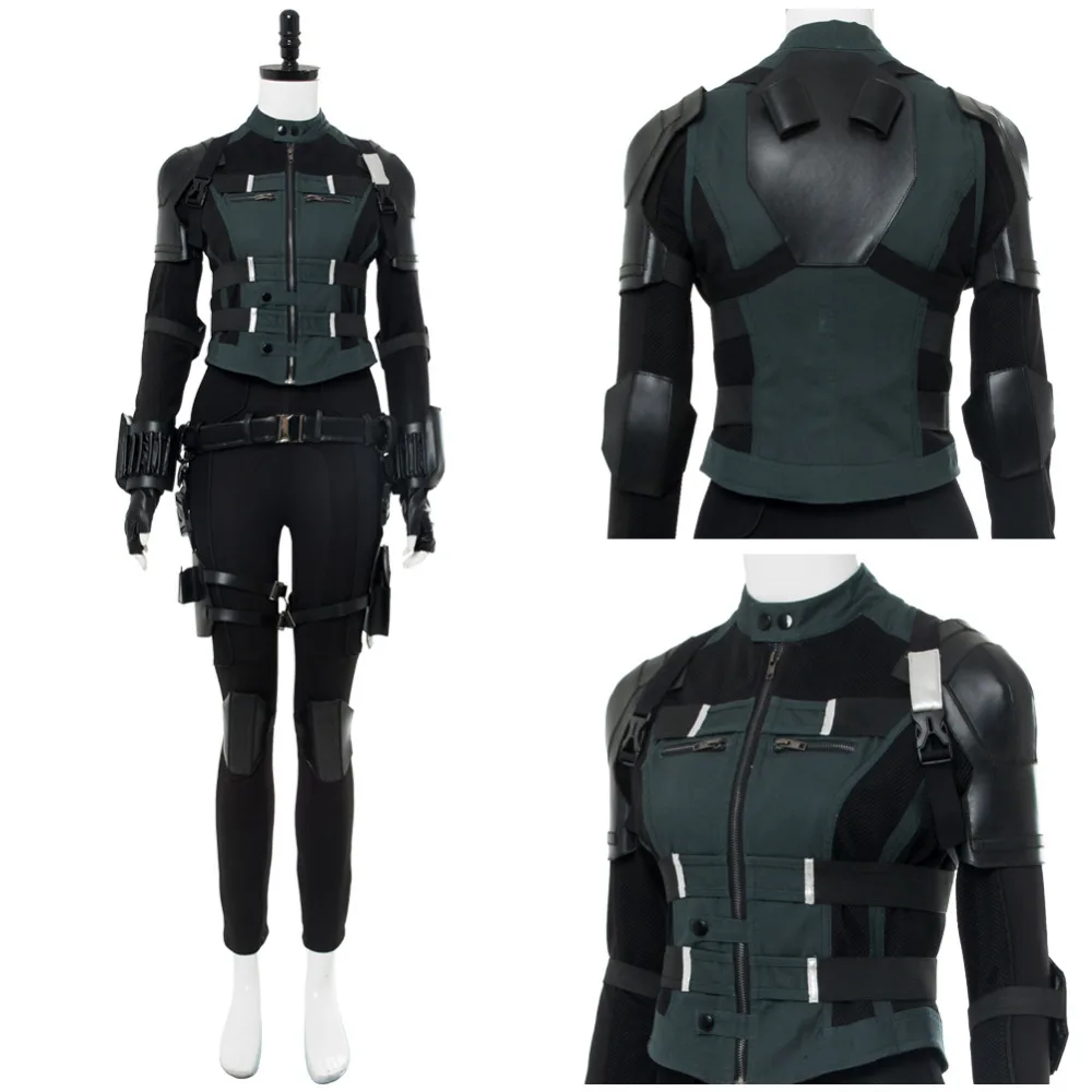 Natasha Romanoff Costume Cosplay Outfit Jumpsuit Gown Adult Women Halloween Carnival Costumes
Natasha Romanoff Costume Cosplay Outfit Jumpsuit Gown Adult Women Halloween Carnival Costumes