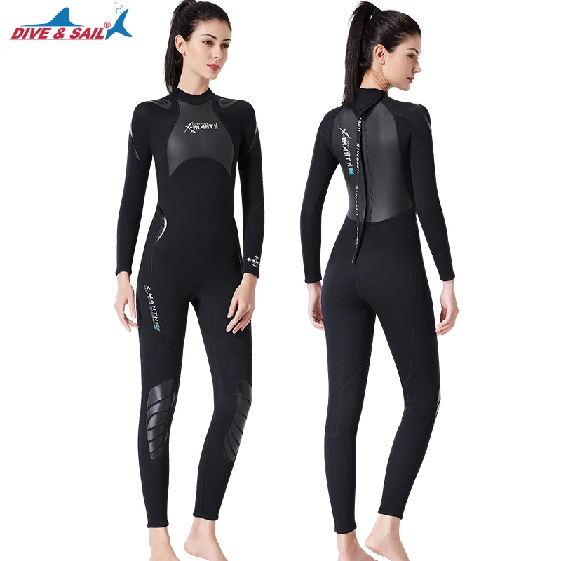 Women's Wetsuit Fullsuit 3mm Neoprene Back Zip Long Sleeve 4-Way Stretch Surfing Diving Swimming Scuba Snorkeling Kayaking Suits
Women's Wetsuit Fullsuit 3mm Neoprene Back Zip Long Sleeve 4-Way Stretch Surfing Diving Swimming Scuba Snorkeling Kayaking Suits
