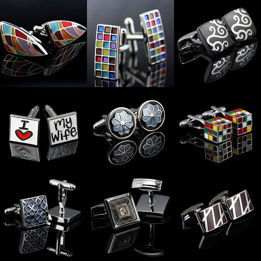 MeMolissa 18 Designs Love Wedding Cufflinks Unique Design Rainbow Enamel Cuff Links Flower Cuffs
MeMolissa 18 Designs Love Wedding Cufflinks Unique Design Rainbow Enamel Cuff Links Flower Cuffs