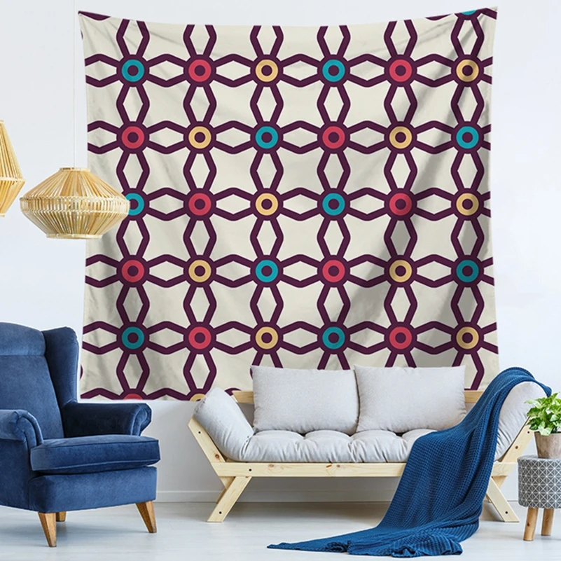 Home Decorative Wall Hanging Carpet Tapestry Rectangle Bedspread Dot Pentagram Geometric Pattern GT1285
Home Decorative Wall Hanging Carpet Tapestry Rectangle Bedspread Dot Pentagram Geometric Pattern GT1285